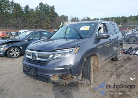 2021 Honda Pilot Awd Ex-L z USA, uszkodzony, nr VIN 5FNYF6H5XMB080743